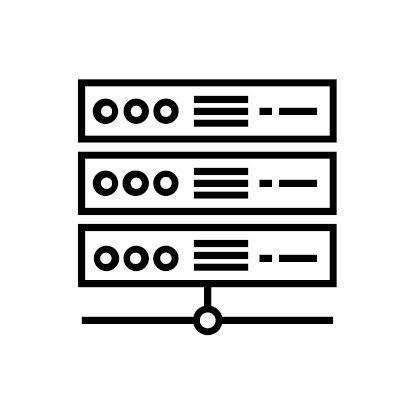 Single server pictogram